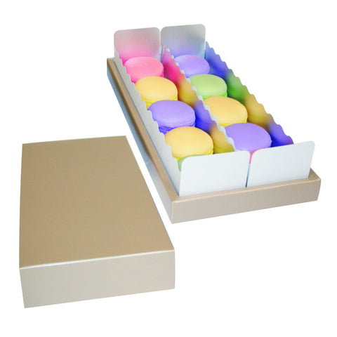 9-5/8 x 4 x 2-3/8" Macaron Box Set (ROYAL2)