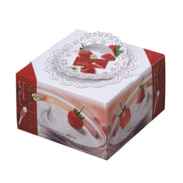10 x 10 x 5-1/8" Cake Box with Handle (TD7)