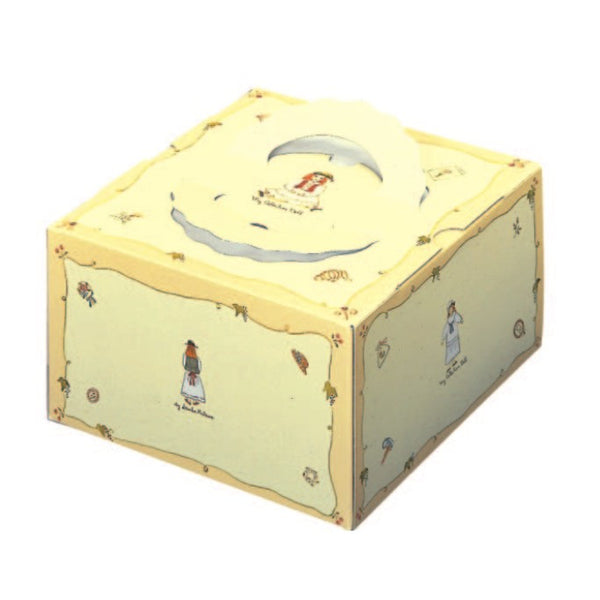 11-1/8 x 11-1/8 x 5-1/2" Cake Box with Handle (TD8)