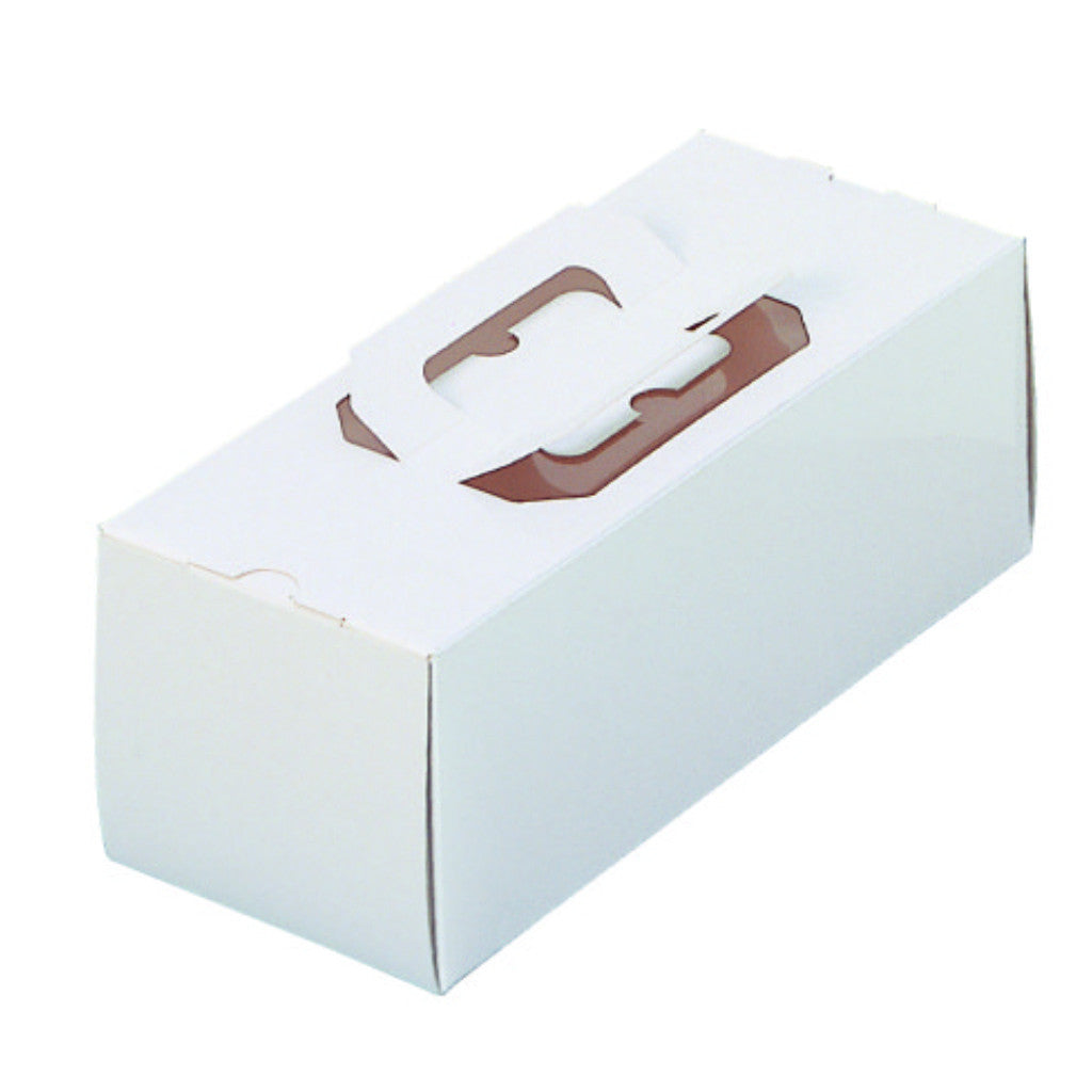 10 x 4-1/8 x 3-1/2" Side Opening Roll Cake Box (TRO8)