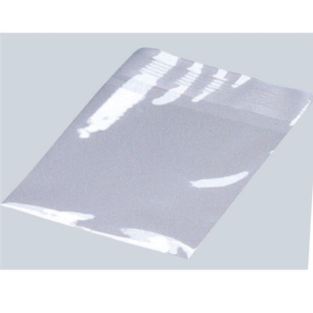 4-1/8 x 4-3/8 + 1-3/8" Clear Sealable OPP Bags